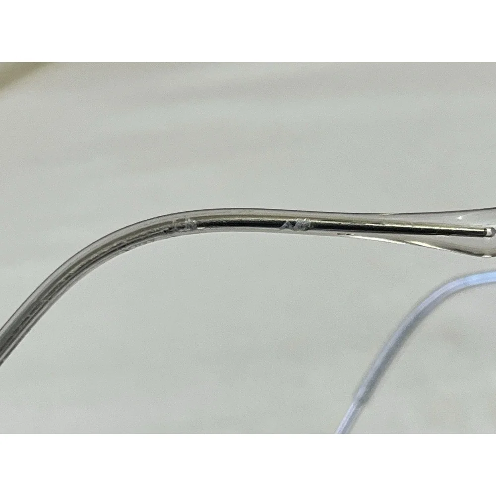 Maui Jim Unisex Round/Oval Silver Transparent Fashion Designer Eyewear MJO2414